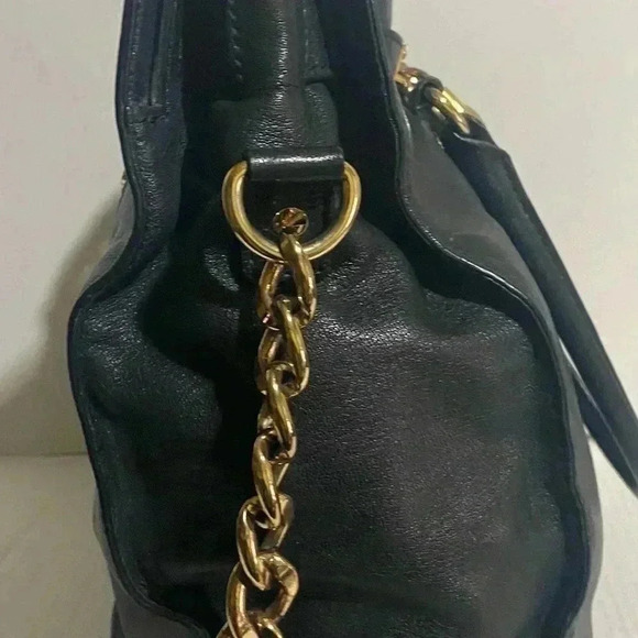 Michael kors Black leather satchel handbag - Picture 4 of 12